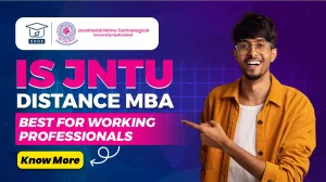 jntu distance mba for working professional